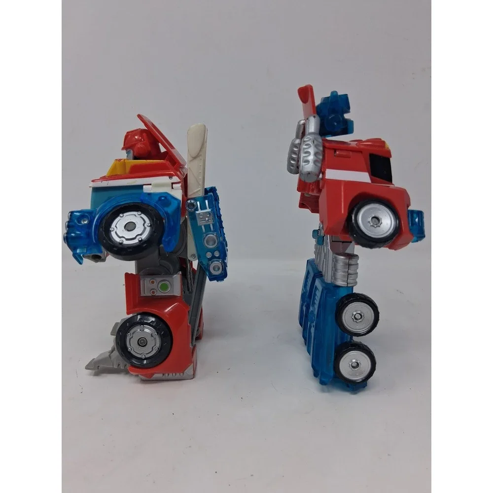Playskool Heroes Transformers Rescue Bots Energize Optimus Prime Heatwave Lot
